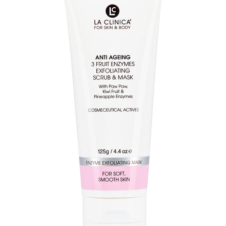 Anti Ageing 3 Fruit Enzymes Exfoliating Scrub & Mask