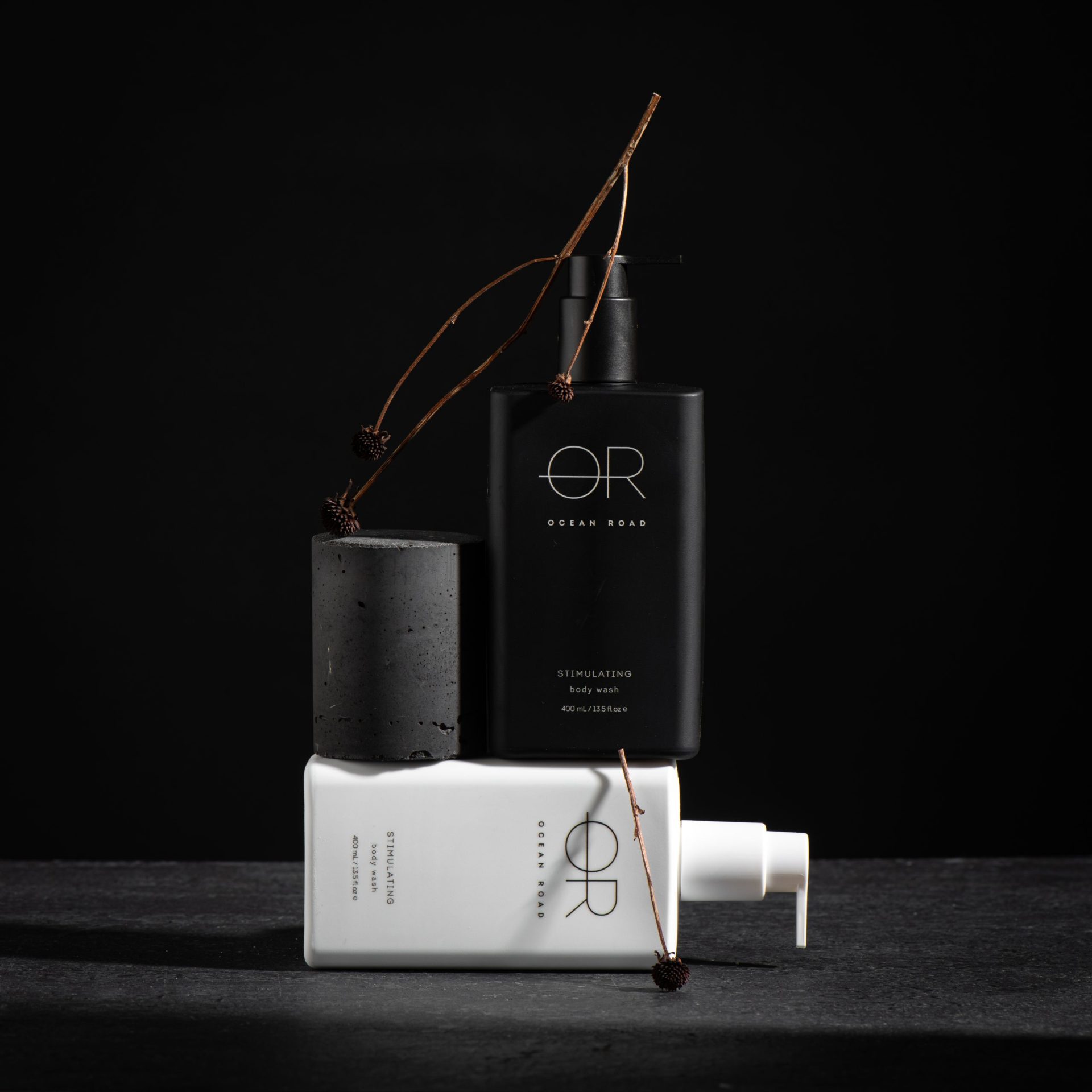 Ocean Road Black Stimulating Body Wash