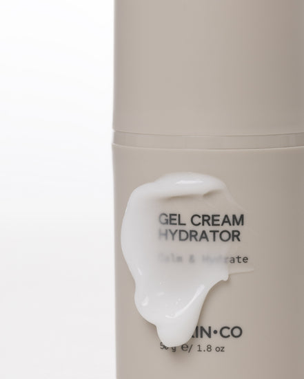 Gel Cream Hydrator with a dollop of cream on a white background