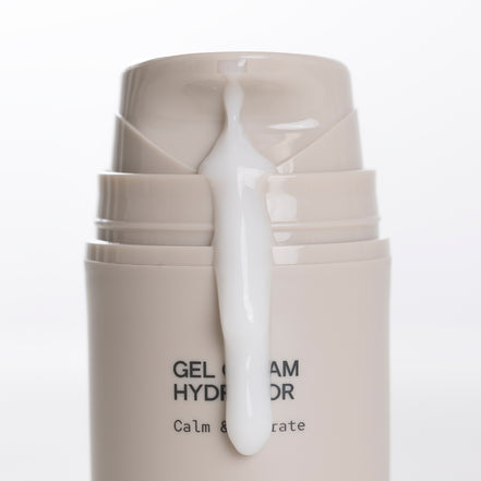 Gel Cream Hydrator open on a light gray background