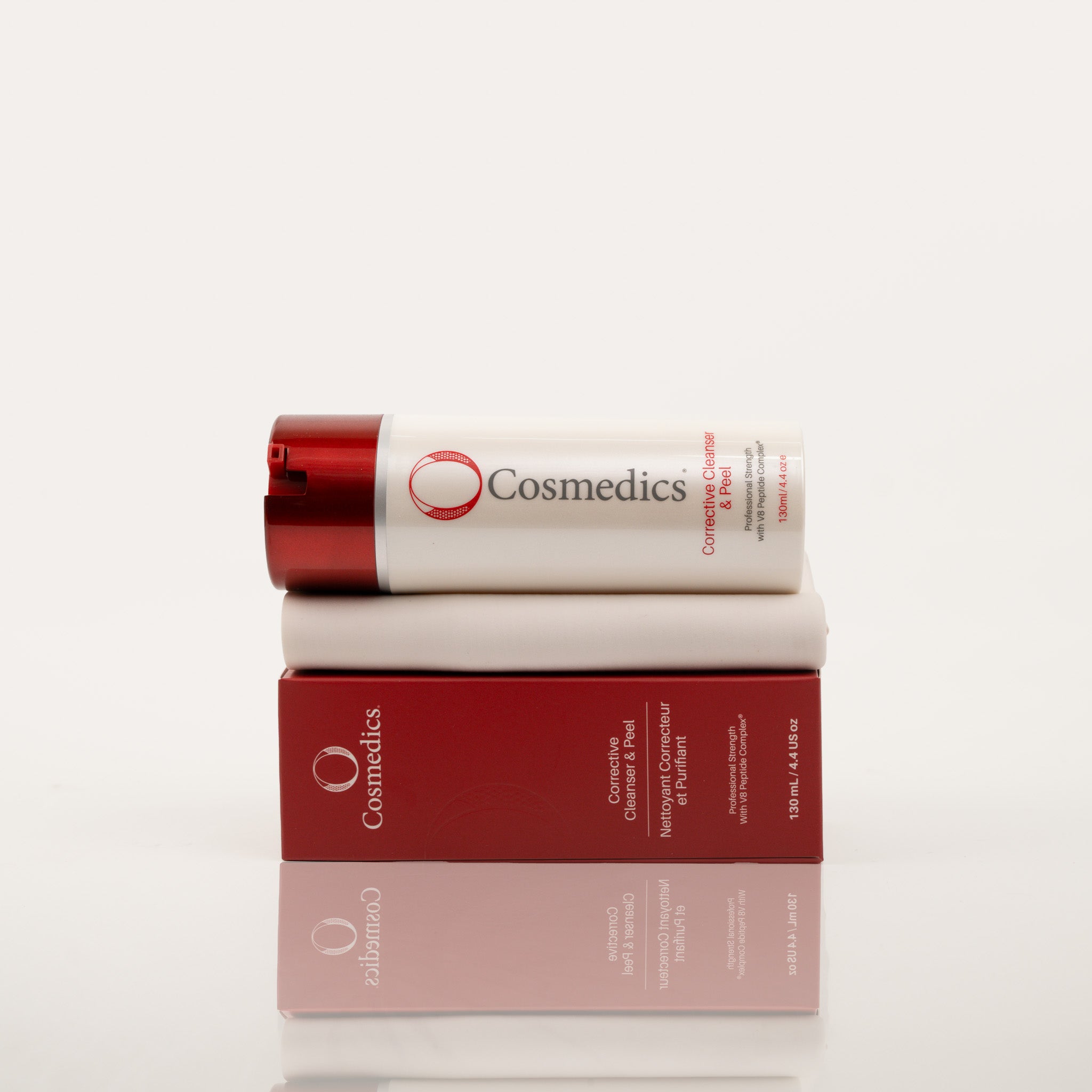 'O' Corrective Peel Cleanser on a white background