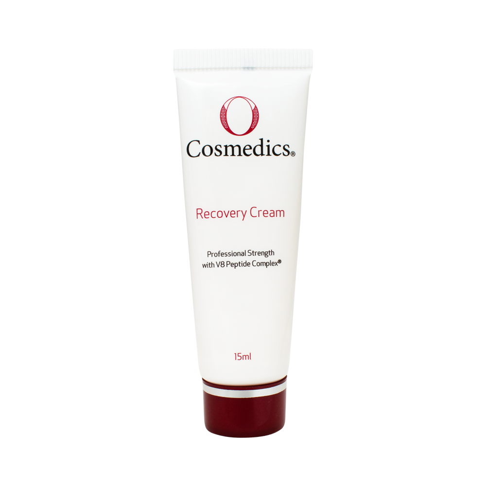OCosmedics Recovery Cream tube on a white background