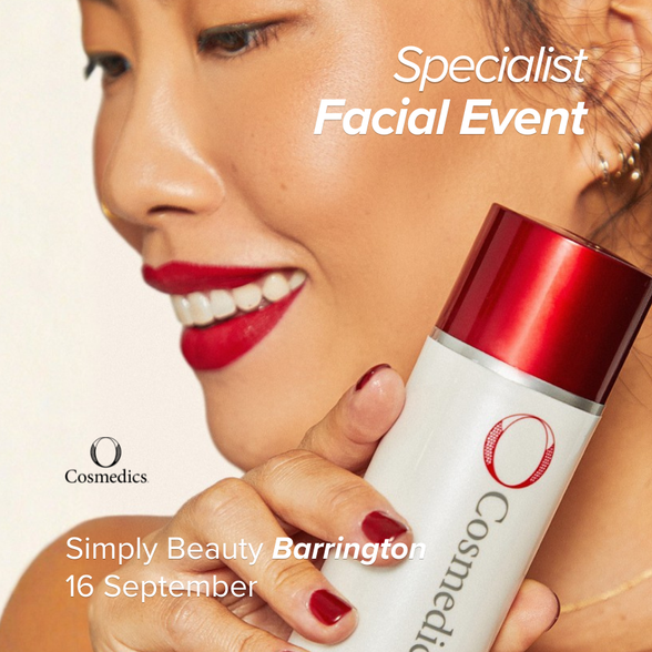Specialist Facial Event | Barrington | 16 Sept | 3.30pm